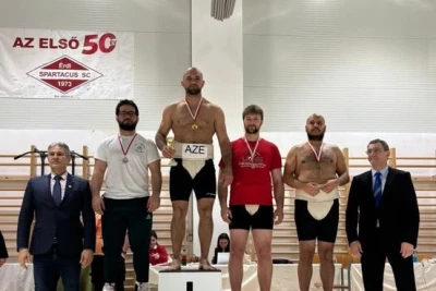 Çingiz Səmədov sumo üzrə beynəlxalq turnirdə qızıl medal qazanıb