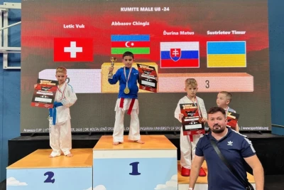FHN-in karate komandası Budapeştdə keçirilən beynəlxalq turnirdə qızıl və gümüş medallar qazandı
