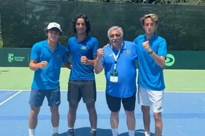 Azərbaycan tennis millisi "Davis Cup"da üçüncü qrupa yüksəlməklə uğur qazanıb