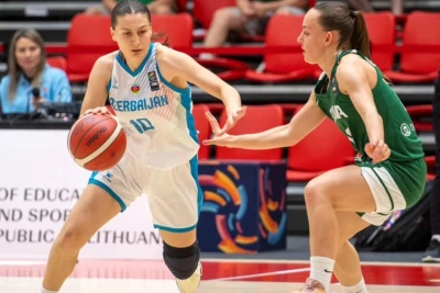 Azərbaycan U-18 qız basketbolçuları Litvaya uduzdu: Ardıcıl ikinci məğlubiyyət