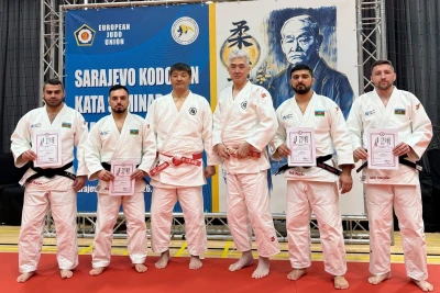 Azərbaycanlı kata ekspertləri Sarayevoda Kodokan seminarında itsutsu-no-kata üzrə sertifikat alıblar