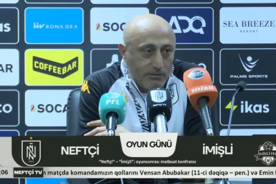 "Neftçi"nin məşqçisi çempionluq şansları və komandanın hədəfləri barədə danışdı