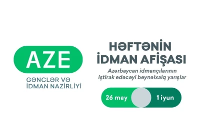 Beynəlxalq yarışlar həftəsi: idman təqvimi