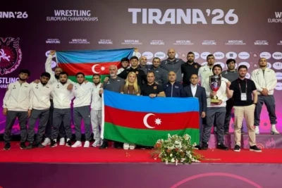 Azerbaycan serbest güreş milli takımı Avrupa Şampiyonası'nda 6. kez şampiyon oldu