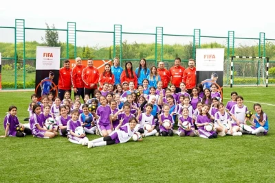 Füzulidə 8-10 yaşlı qızlar üçün FIFA-nın dəstəyi ilə futbol festivalı keçirilib