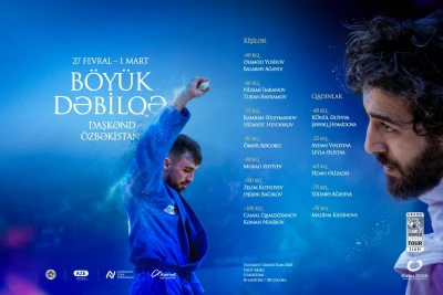 Azərbaycan cüdoçuları Daşkənddə "Böyük Dəbilqə" turnirində iştirak edəcəklər