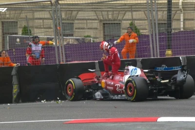 "Formula 1": Bakıdakı sıralama turunda ardıcıl qəzalar - YENİLƏNİB - 3