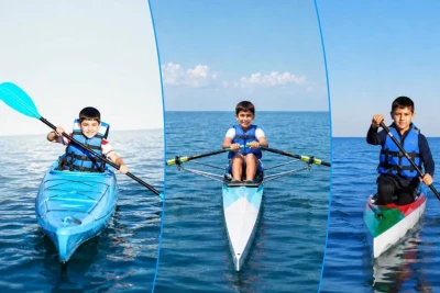12-16 yaşlı məktəblilər üçün yay məktəbində kayak, kanoe və avarçəkmə təlimləri