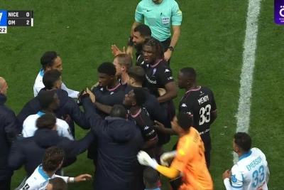 "Nitsa" - "Marsel" oyununda kütləvi dava: Oyunçu və azarkeşlər qarşıdurmada iştirak etdi - FOTO