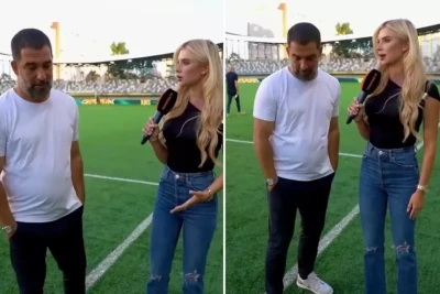 Arda Turanın ukraynalı jurnalistlə göz təmasından yayınması sosial mediada müzakirəyə səbəb oldu