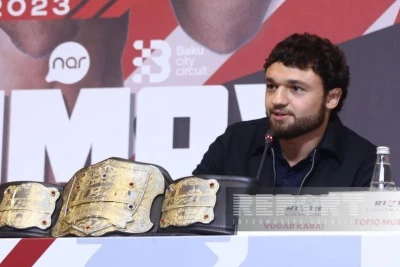 Azərbaycanın MMA döyüşçüsü: "Kəməri əldə edəcəyimə inanıram"