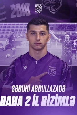 "Sumqayıt" Səbuhi Abdullazadə ilə müqaviləni uzadıb - RƏSMİ
