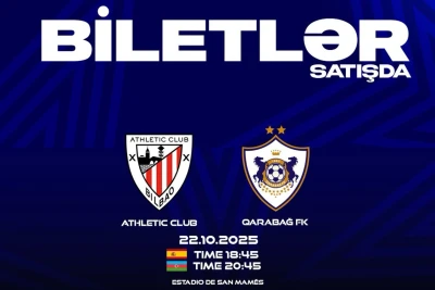 "Atletik" - "Qarabağ" matçına biletlərin qiyməti və satış şərtləri