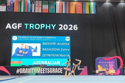 Bakıda akrobatika və aerobika gimnastikası üzrə Dünya Kuboku start götürür: Azərbaycan gimnastları medallar uğrunda yarışacaqlar