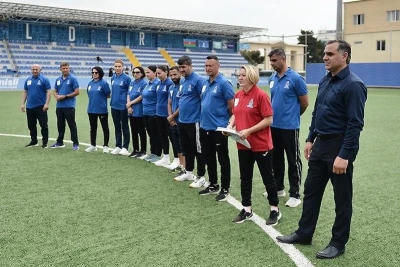 Bakıda UEFA-nın dəstəyi ilə futbol festivalı baş tutub - FOTO