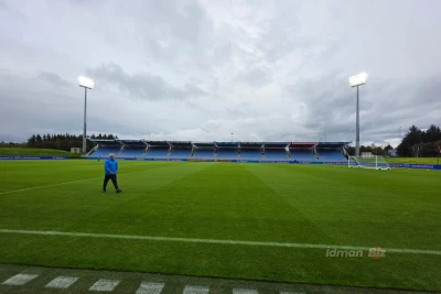 "Lauqardalsvöllur" stadionunda bayram əhval-ruhiyyəsi - Azərbaycan millisinin İslandiya matçı öncəsi