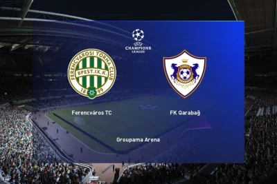 "Qarabağ"ın "Ferentsvaroş"a qarşı Çempionlar Liqası Liqa mərhələsinə vəsiqə şansı daha yüksəkdir
