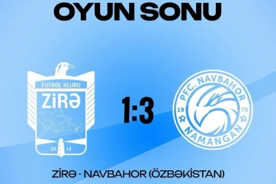 Zirə Özbəkistan komandasına uduzub