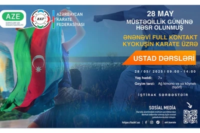 Bakıda 28 May – Respublika Günü ilə əlaqədar karate seminarı keçirilib