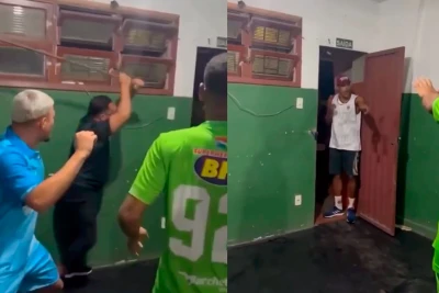 Braziliyada dava: Məğlub azarkeşlər futbolçuların soyunub-geyinmə otağına hücum etdi