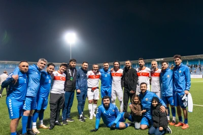 Azərbaycan incəsənət nümayəndələrindən ibarət futbol komandası Türkiyəni yoldaşlıq oyununda məğlub edib