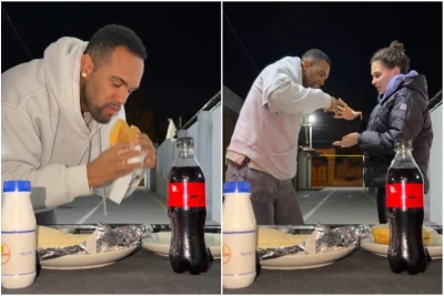 Alfonso Dominqes və azərbaycanlı həyat yoldaşından "Daş, qayçı, kağız"lı dönər əyləncəsi - VİDEO