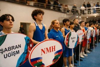 Gənc boksçular arasında Azərbaycan çempionatının açılış mərasimi keçirilib - FOTO