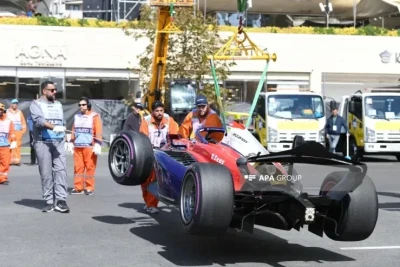 "Formula 2": Azərbaycan Qran-prisindəki qəzalar - Fotolent