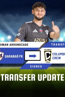 ABŞ Səfirliyi Nəriman Axundzadənin "Kolambus Krü"yə transferini təbrik etdi