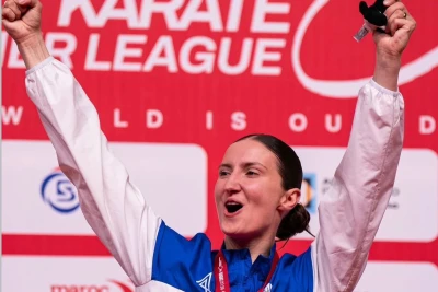 İrina Zaretska Karate1 Premyer Liqasında qızıl medal qazanıb