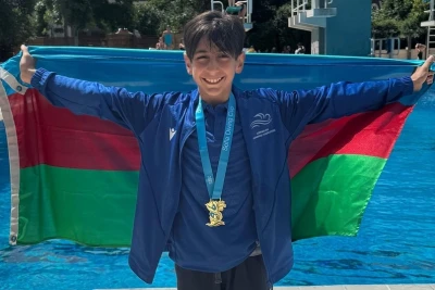 Azərbaycan suya tullanma üzrə yeniyetmələrdən ibarət millisi "Sofiya Kuboku"nda 3 qızıl medal qazanıb