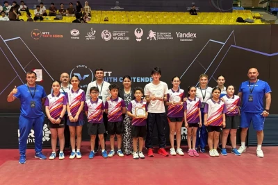 Azərbaycan stolüstü tennisçiləri Daşkənddə "WTT Youth Contender" turnirində 3 mükafat qazanıblar