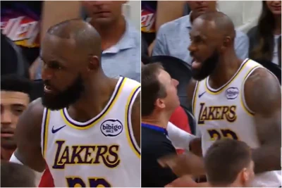 Lebron Ceyms Dillon Bruksla qarşı sərt reaksiya verdi, hakimə etiraz etdi: "Leykers" "Finiks"i məğlub etdi