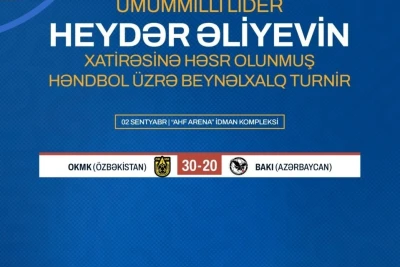 Heydər Əliyevə həsr olunan həndbol turnirində final cütləri müəyyənləşdi
