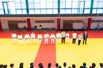 "Gələcəyin ümidləri" təlim proqramına cəlb olunan cüdoçularla görüş keçirilib