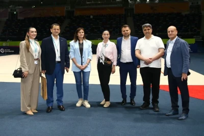 Himare merinin Milli Gimnastika Arenasına səfəri - FOTO