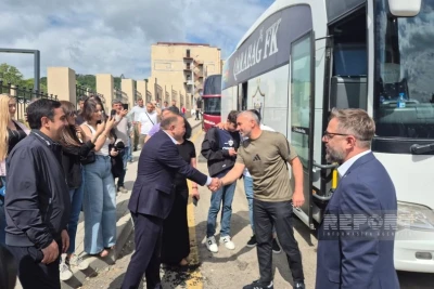 "Qarabağ" Futbol Klubunun Şuşadakı Sakinlərlə Görüşü