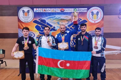 Azərbaycan zorxana və pəhləvan güləşi millisi Dünya Kubokunu 3-cü pillədə başa vurub