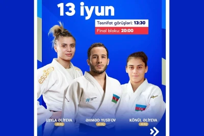 Dünya Çempionatı: Azərbaycanlı 3 Cüdoçu Tatamiyə Çıxır