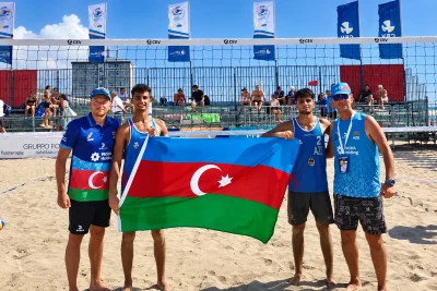 Azərbaycan U-20 çimərlik voleybolu komandası 24‑lükdə yer alaraq pley‑offa qalib gəldi