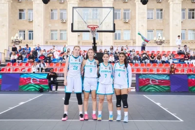 Azərbaycanın qızlardan ibarət 3x3 basketbol millisi III MDB Oyunlarında gümüş medal qazanıb