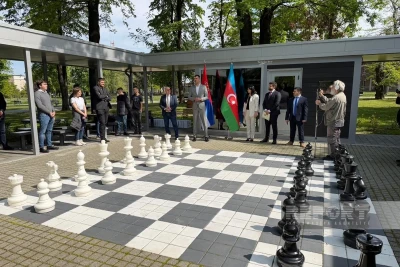Belqradda Azərbaycan Şahmat Pavilyonunun Açılışı