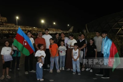 U-20 Dünya Çempionatında uğurlu çıxış edən Azərbaycanın yunan-Roma güləşçiləri Vətənə qayıdıblar