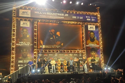 UFC Fight Night Bakı: Döyüşçülər Üz-Üzə Gəldi