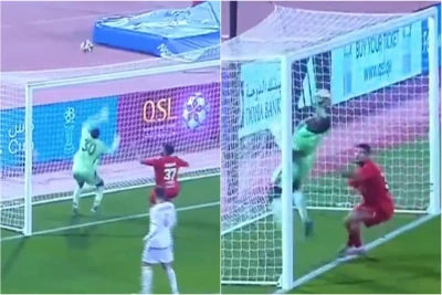 QSL Kubokunda qapıçının səhvi "Əl Şahaniya"ya qələbə qazandırdı - VİDEO