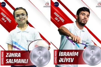 Azərbaycan Parabadmintonçuları Avropa Çempionatında 2 Gümüş Medal Qazanıb