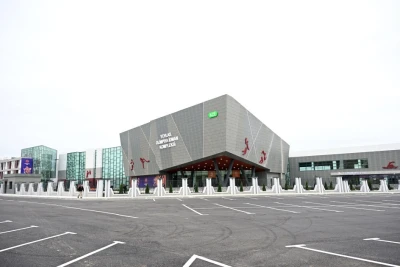 Yevlax Olimpiya İdman Kompleksi istifadəyə verildi: 1100 tamaşaçı, geniş imkanlar