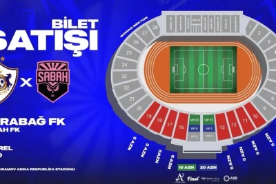 "Qarabağ" - "Sabah" matçının bilet satışı başlayır