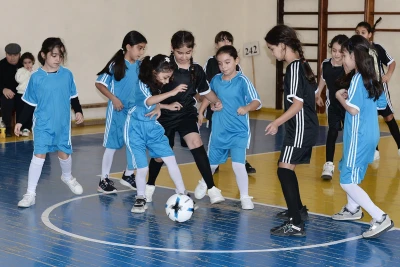 Bakıda UEFA dəstəyi ilə 7-9 yaşlı qızlar arasında "Məktəbli Qızlar" turnirinə start verildi