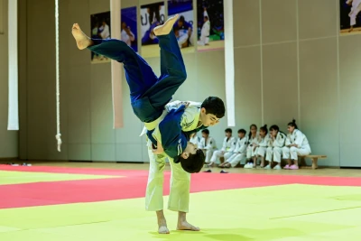 Gəncə İdman Sarayında 120 cüdoçu kəmər imtahanında iştirak edib